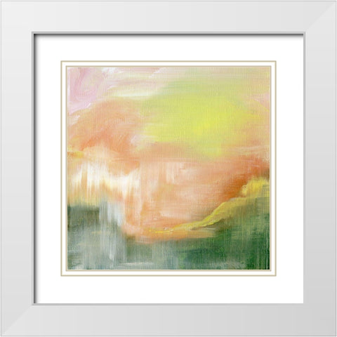 Hanging on Tangerine White Modern Wood Framed Art Print with Double Matting by Suderman, Karen