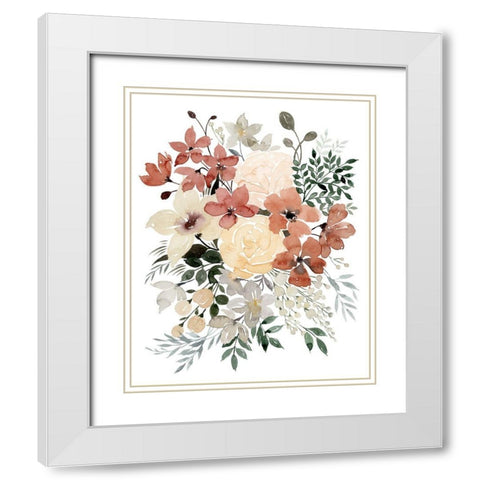 Dried Bouquet I White Modern Wood Framed Art Print with Double Matting by Popp, Grace