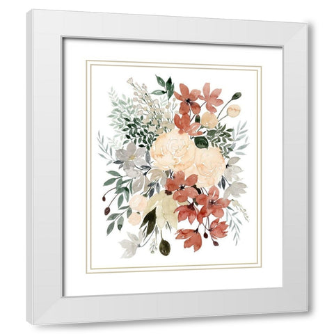 Dried Bouquet II White Modern Wood Framed Art Print with Double Matting by Popp, Grace