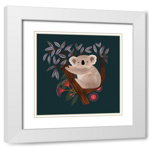 Australian Animals II White Modern Wood Framed Art Print with Double Matting by Barnes, Victoria