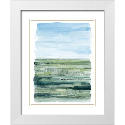 Moor Awakening I White Modern Wood Framed Art Print with Double Matting by Popp, Grace