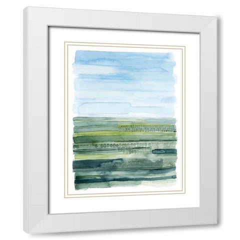 Moor Awakening II White Modern Wood Framed Art Print with Double Matting by Popp, Grace