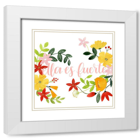 Encantadora II White Modern Wood Framed Art Print with Double Matting by Popp, Grace