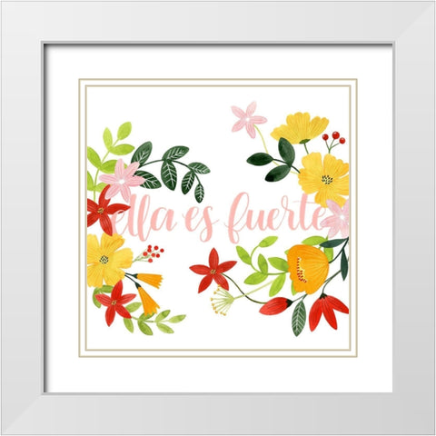 Encantadora II White Modern Wood Framed Art Print with Double Matting by Popp, Grace