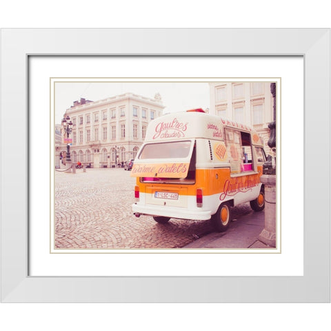 European Charms I White Modern Wood Framed Art Print with Double Matting by Quintero, Sonja