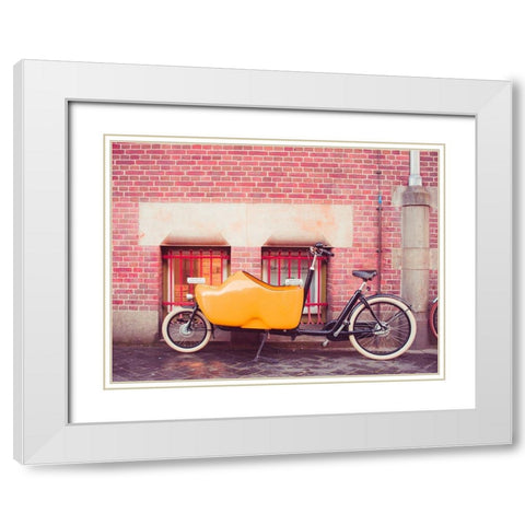 European Charms II White Modern Wood Framed Art Print with Double Matting by Quintero, Sonja