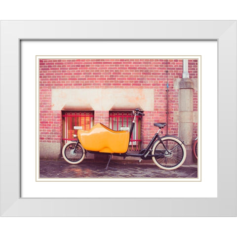 European Charms II White Modern Wood Framed Art Print with Double Matting by Quintero, Sonja