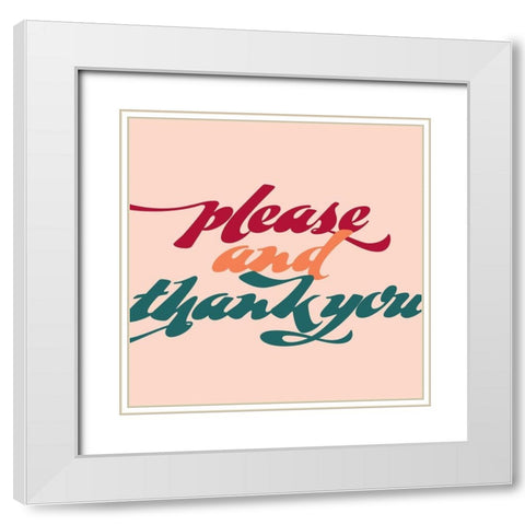 Thank You For Washing II White Modern Wood Framed Art Print with Double Matting by Popp, Grace