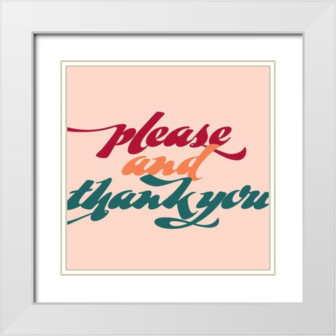 Thank You For Washing II White Modern Wood Framed Art Print with Double Matting by Popp, Grace