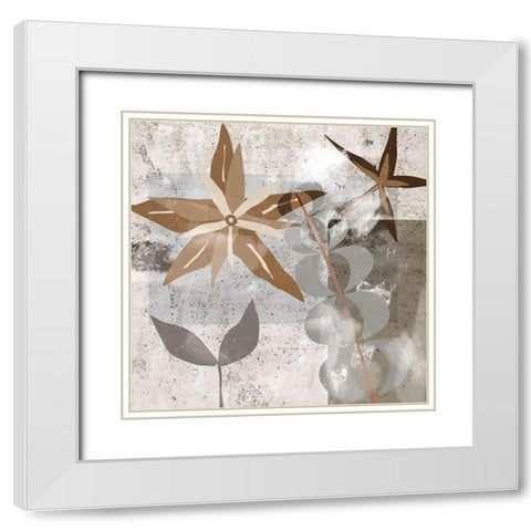 Autumn Forest IV White Modern Wood Framed Art Print with Double Matting by Wang, Melissa