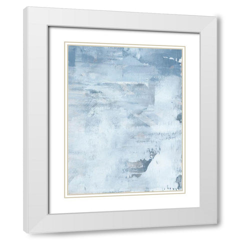 Permafrost I White Modern Wood Framed Art Print with Double Matting by Green, Jacob