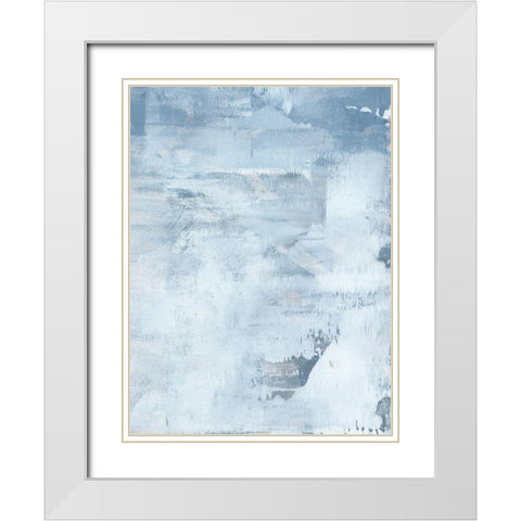 Permafrost I White Modern Wood Framed Art Print with Double Matting by Green, Jacob