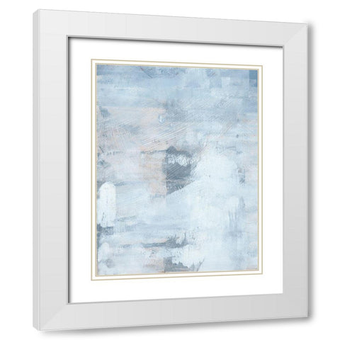 Permafrost II White Modern Wood Framed Art Print with Double Matting by Green, Jacob