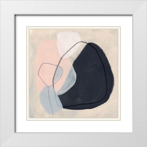 Keystone IV White Modern Wood Framed Art Print with Double Matting by Vess, June Erica