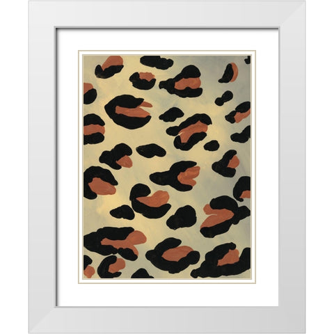 Of the Wild Patterns III White Modern Wood Framed Art Print with Double Matting by Moore, Regina