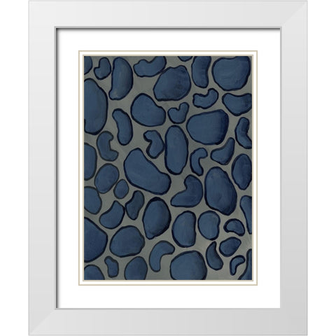 Of the Wild Patterns VIII White Modern Wood Framed Art Print with Double Matting by Moore, Regina
