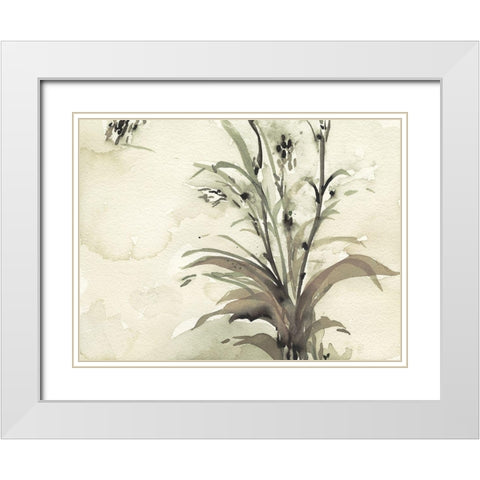 Plant of the Age I White Modern Wood Framed Art Print with Double Matting by Dixon, Samuel