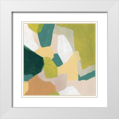 Field Survey IV White Modern Wood Framed Art Print with Double Matting by Vess, June Erica