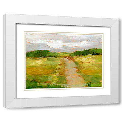 Over the Horizon III White Modern Wood Framed Art Print with Double Matting by Harper, Ethan