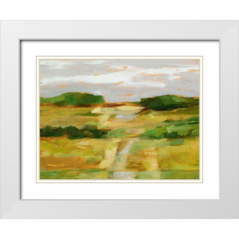 Over the Horizon IV White Modern Wood Framed Art Print with Double Matting by Harper, Ethan