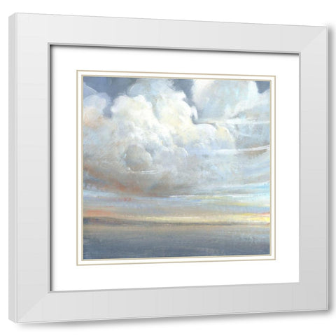Passing Storm II White Modern Wood Framed Art Print with Double Matting by OToole, Tim