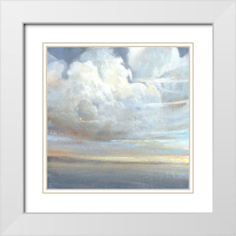 Passing Storm II White Modern Wood Framed Art Print with Double Matting by OToole, Tim