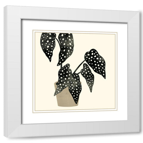 Plantling III White Modern Wood Framed Art Print with Double Matting by Barnes, Victoria