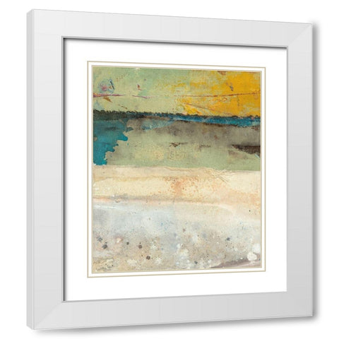 Broken to Beautiful 2 White Modern Wood Framed Art Print with Double Matting by Ashley, Erin
