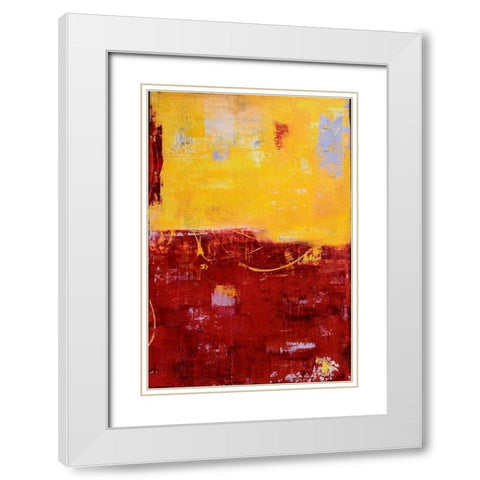 Some Like it Hot  White Modern Wood Framed Art Print with Double Matting by Ashley, Erin