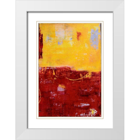 Some Like it Hot  White Modern Wood Framed Art Print with Double Matting by Ashley, Erin