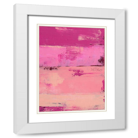 Sweet Heart Hotel II White Modern Wood Framed Art Print with Double Matting by Ashley, Erin