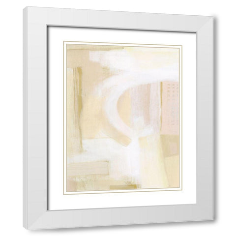 Urban Peach II White Modern Wood Framed Art Print with Double Matting by Popp, Grace