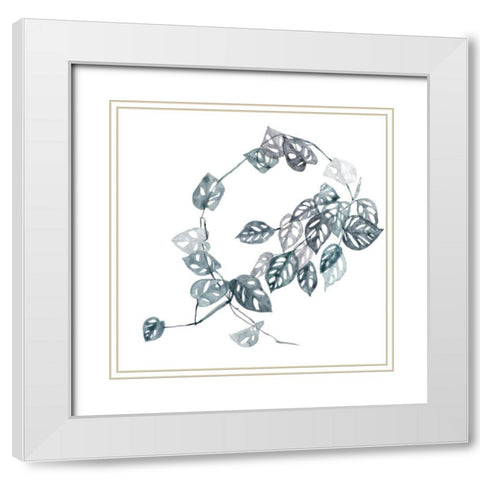 Imperfection II White Modern Wood Framed Art Print with Double Matting by Wang, Melissa