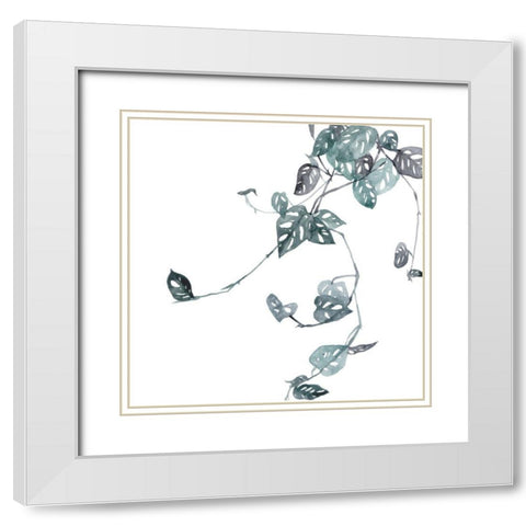 Imperfection IV White Modern Wood Framed Art Print with Double Matting by Wang, Melissa