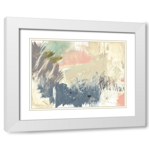 Pastel Immersion I White Modern Wood Framed Art Print with Double Matting by Goldberger, Jennifer