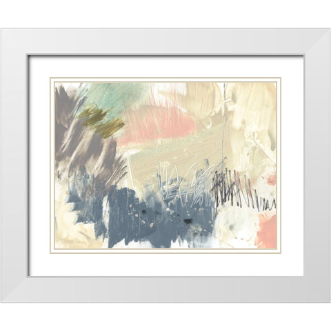 Pastel Immersion I White Modern Wood Framed Art Print with Double Matting by Goldberger, Jennifer