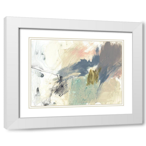 Pastel Immersion II White Modern Wood Framed Art Print with Double Matting by Goldberger, Jennifer