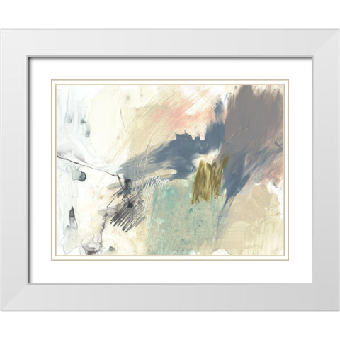 Pastel Immersion II White Modern Wood Framed Art Print with Double Matting by Goldberger, Jennifer