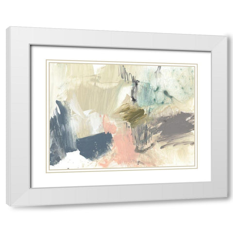 Pastel Immersion IV White Modern Wood Framed Art Print with Double Matting by Goldberger, Jennifer