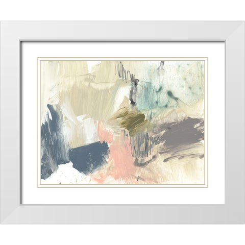 Pastel Immersion IV White Modern Wood Framed Art Print with Double Matting by Goldberger, Jennifer