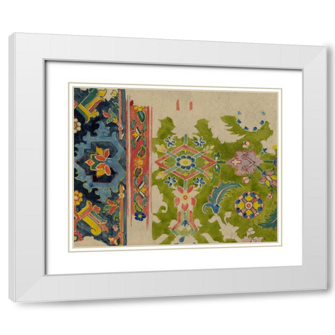 Vintage Design Sketch III White Modern Wood Framed Art Print with Double Matting by Baxter Mill Archive