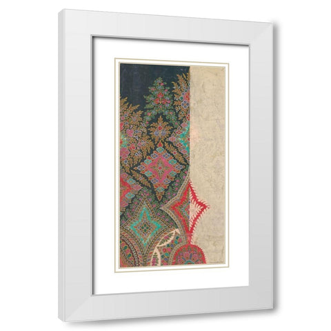 Vintage Design Sketch VI White Modern Wood Framed Art Print with Double Matting by Baxter Mill Archive