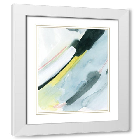 Pastel Sunrise III White Modern Wood Framed Art Print with Double Matting by Popp, Grace