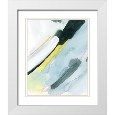 Pastel Sunrise III White Modern Wood Framed Art Print with Double Matting by Popp, Grace