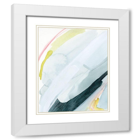 Pastel Sunrise IV White Modern Wood Framed Art Print with Double Matting by Popp, Grace