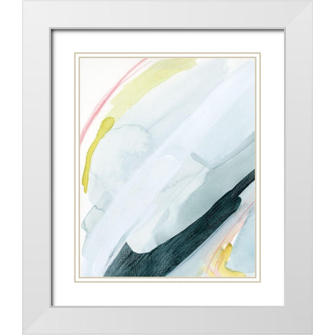 Pastel Sunrise IV White Modern Wood Framed Art Print with Double Matting by Popp, Grace