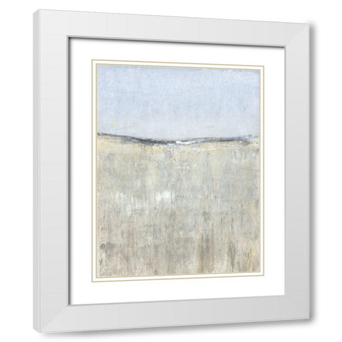 The Clearing I White Modern Wood Framed Art Print with Double Matting by OToole, Tim