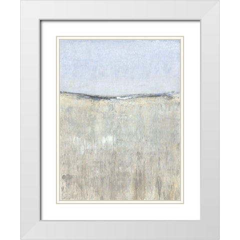 The Clearing I White Modern Wood Framed Art Print with Double Matting by OToole, Tim