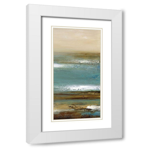 Lullaby I White Modern Wood Framed Art Print with Double Matting by Bramma, Lila
