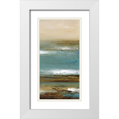 Lullaby I White Modern Wood Framed Art Print with Double Matting by Bramma, Lila